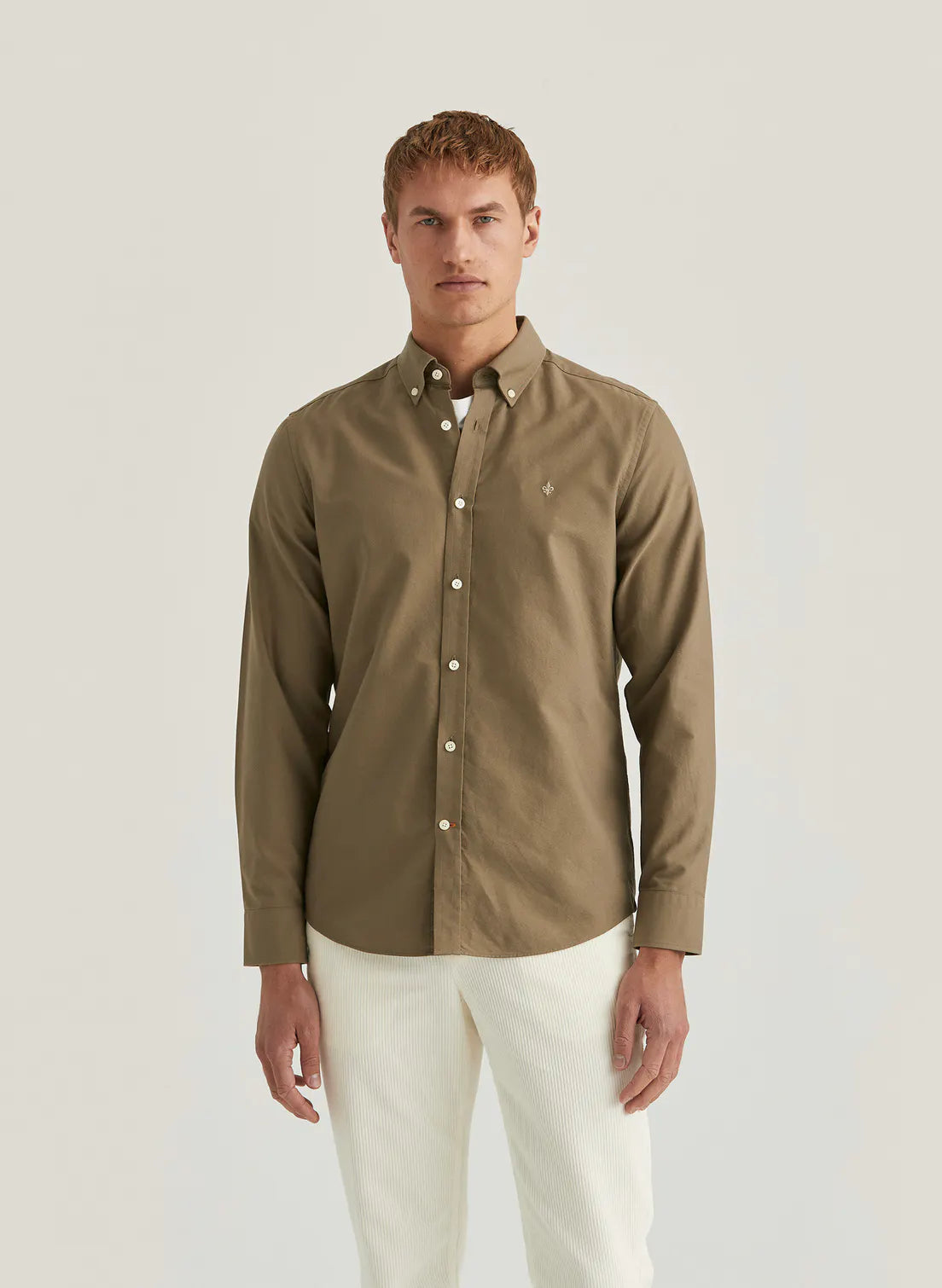 Morris Douglas Shirt Olive - Mojo Independent Store