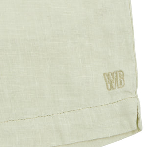 Woodbird Bommy Linen Shorts Mint Green
