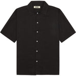 Woodbird Banks Linen Shirt Black