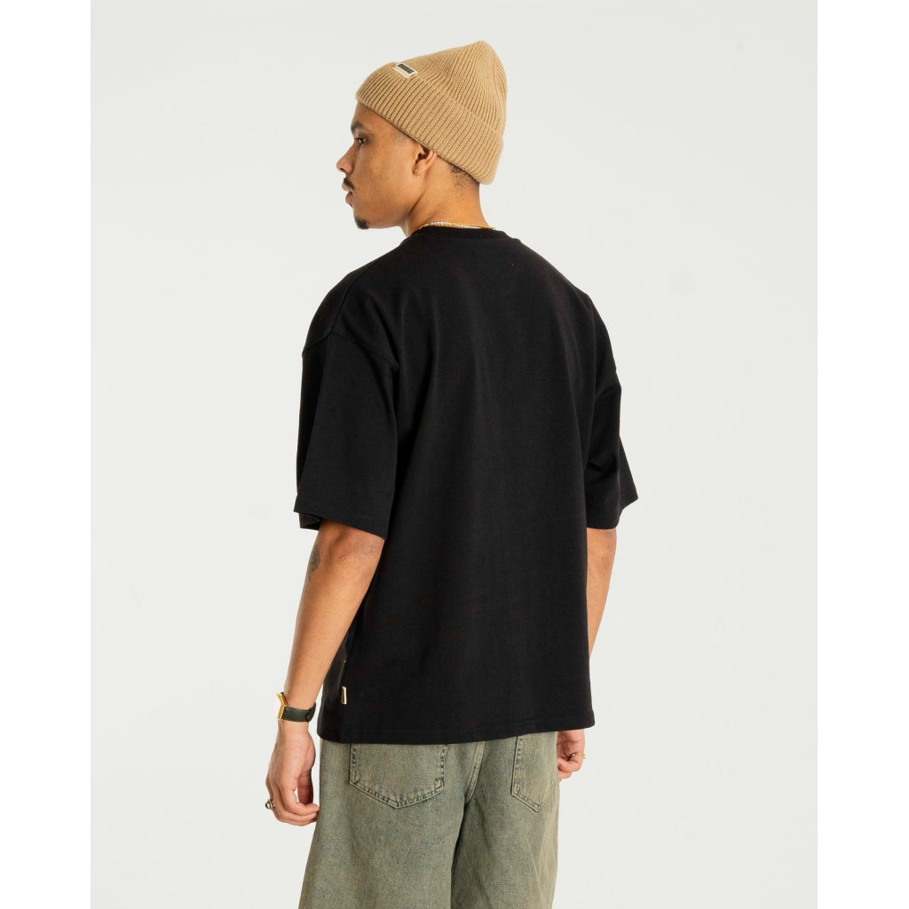 Woodbird Beam Base Tee Black - Mojo Independent Store