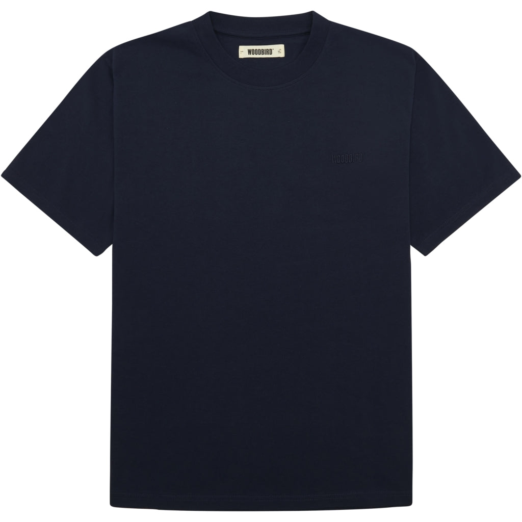 Woodbird Baine Base Tee Navy - Mojo Independent Store