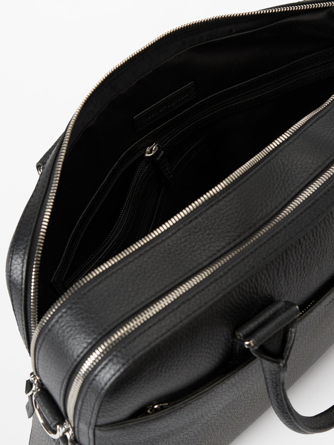 Tiger of Sweden Burin Leather Briefcase - Mojo Independent Store