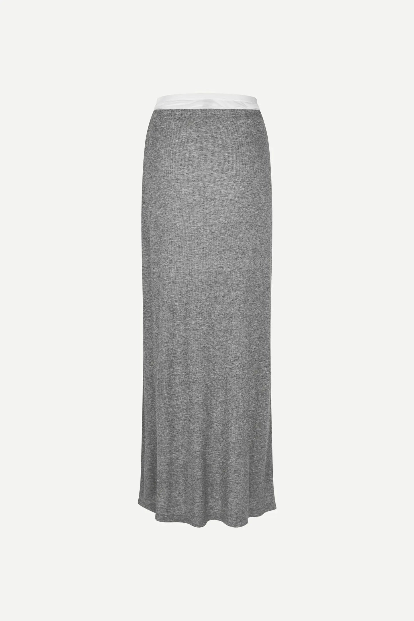 Samsøe Samsøe Sadou Skirt Mid Grey Mel. - Mojo Independent Store