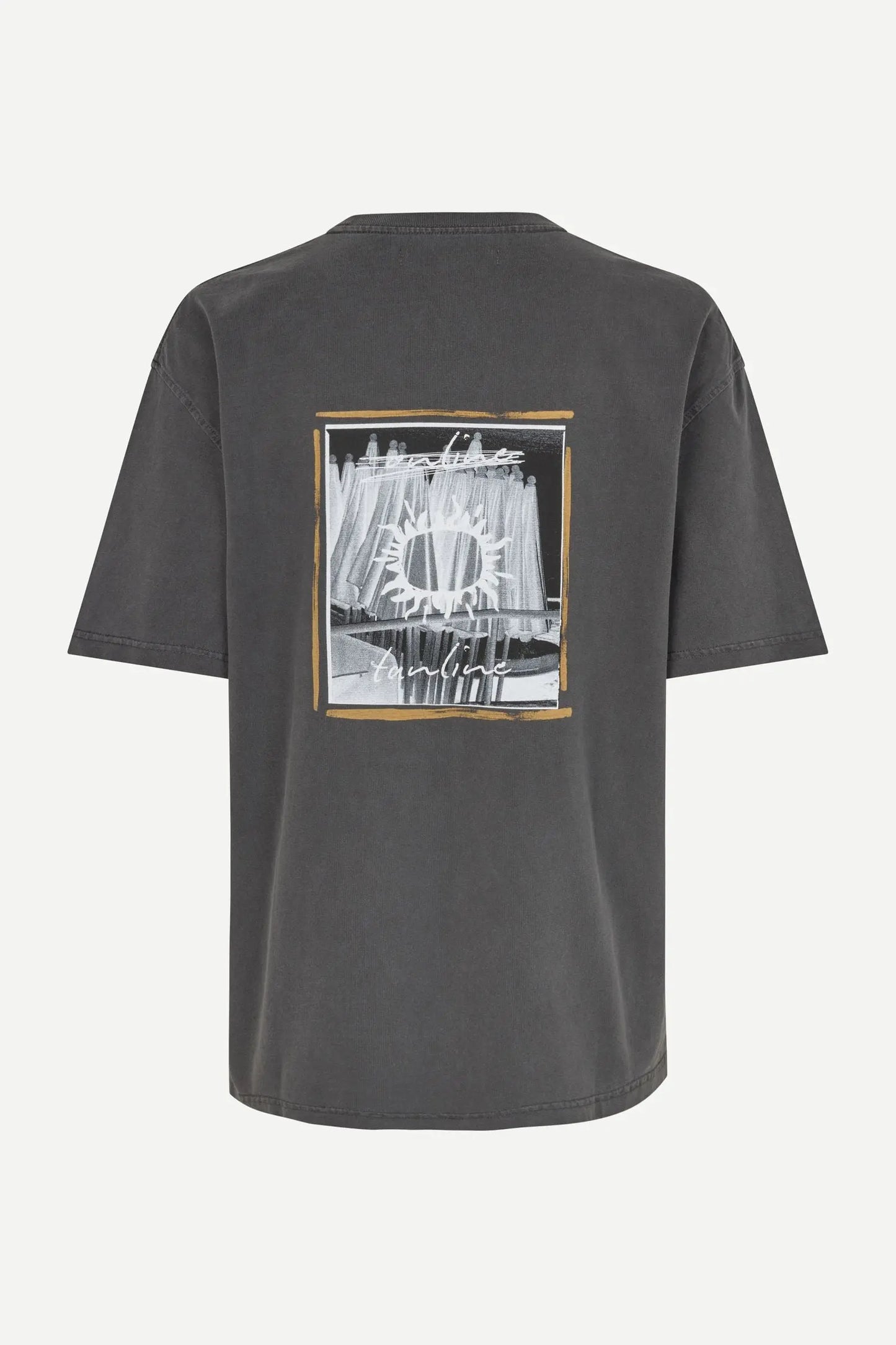 Samsøe Samsøe Sagergei T-shirt Black Tanline - Mojo Independent Store