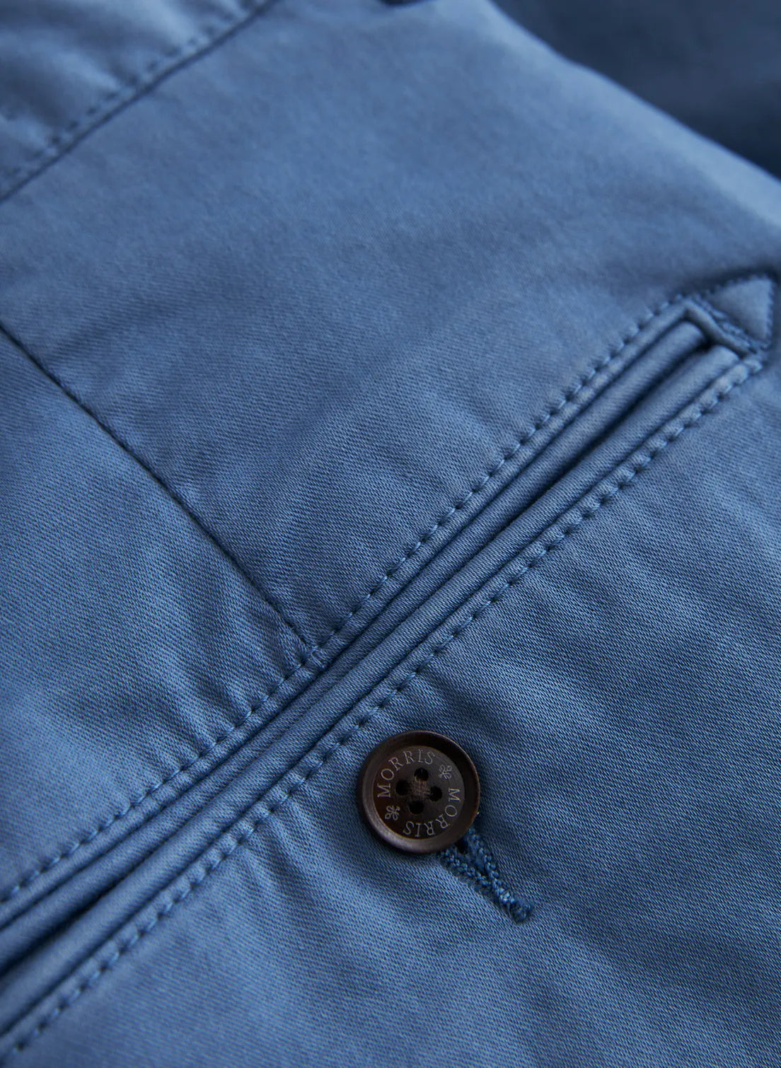 Morris Jeffrey Chino Shorts Blue - Mojo Independent Store