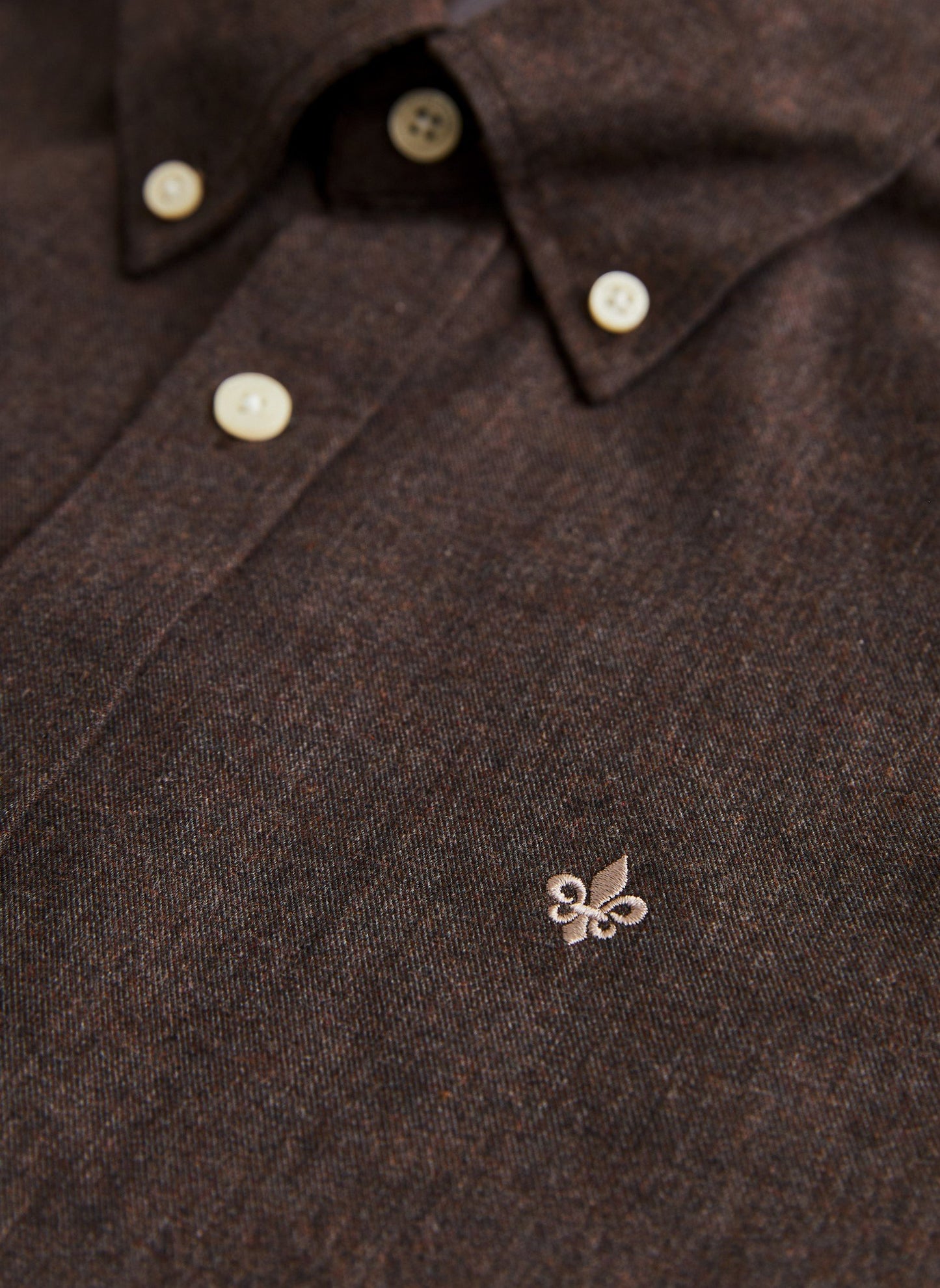 Morris Watts Flannel Shirt Brown