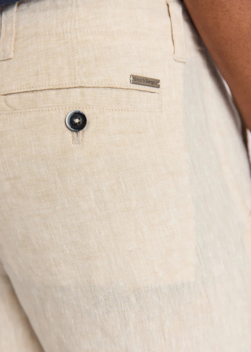 Bruun og Stengade Paolos Regular Fit Shorts Sand - Mojo Independent Store