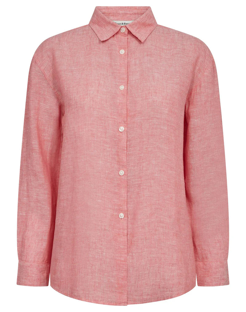 Bruun & Stengade Marietta Regular Fit Shirt Pink - Mojo Independent Store