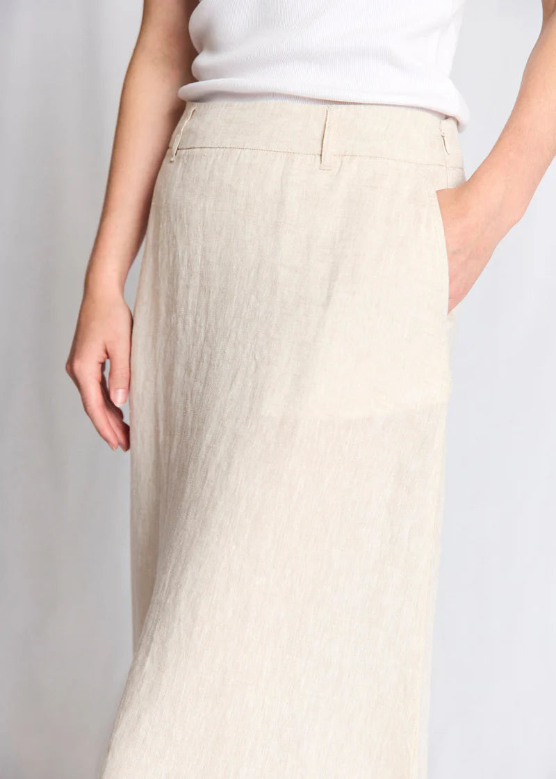 Bruun & Stengade Jolanda Regular Fit Skirt Sand - Mojo Independent Store