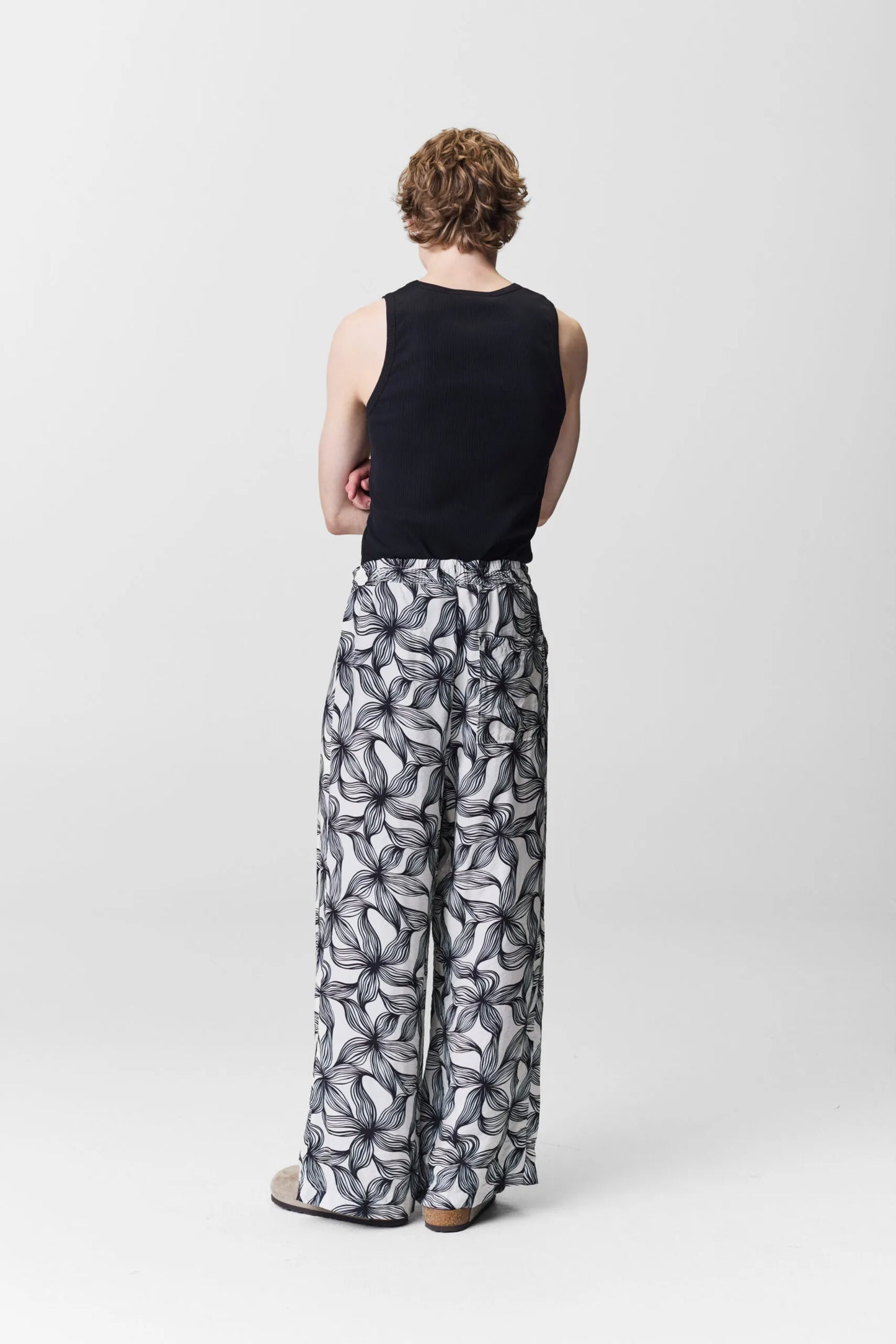 Adnym Azul Trouser Flow Print