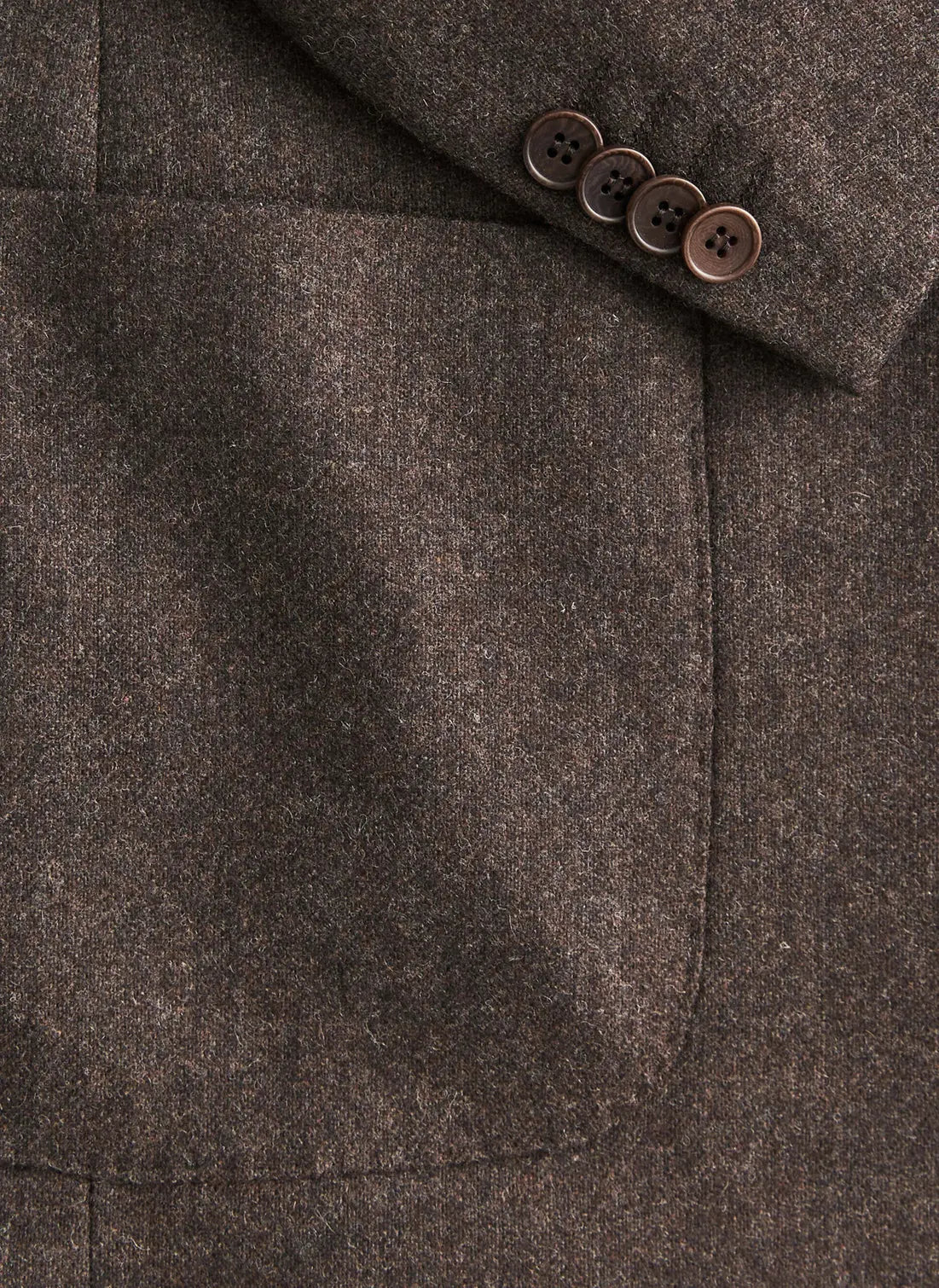 Morris Flannel Suit Jacket Brown