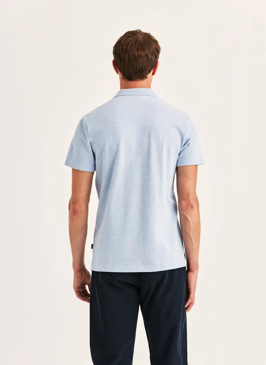 Morris Dylan Pique Shirt Blue - Mojo Independent Store