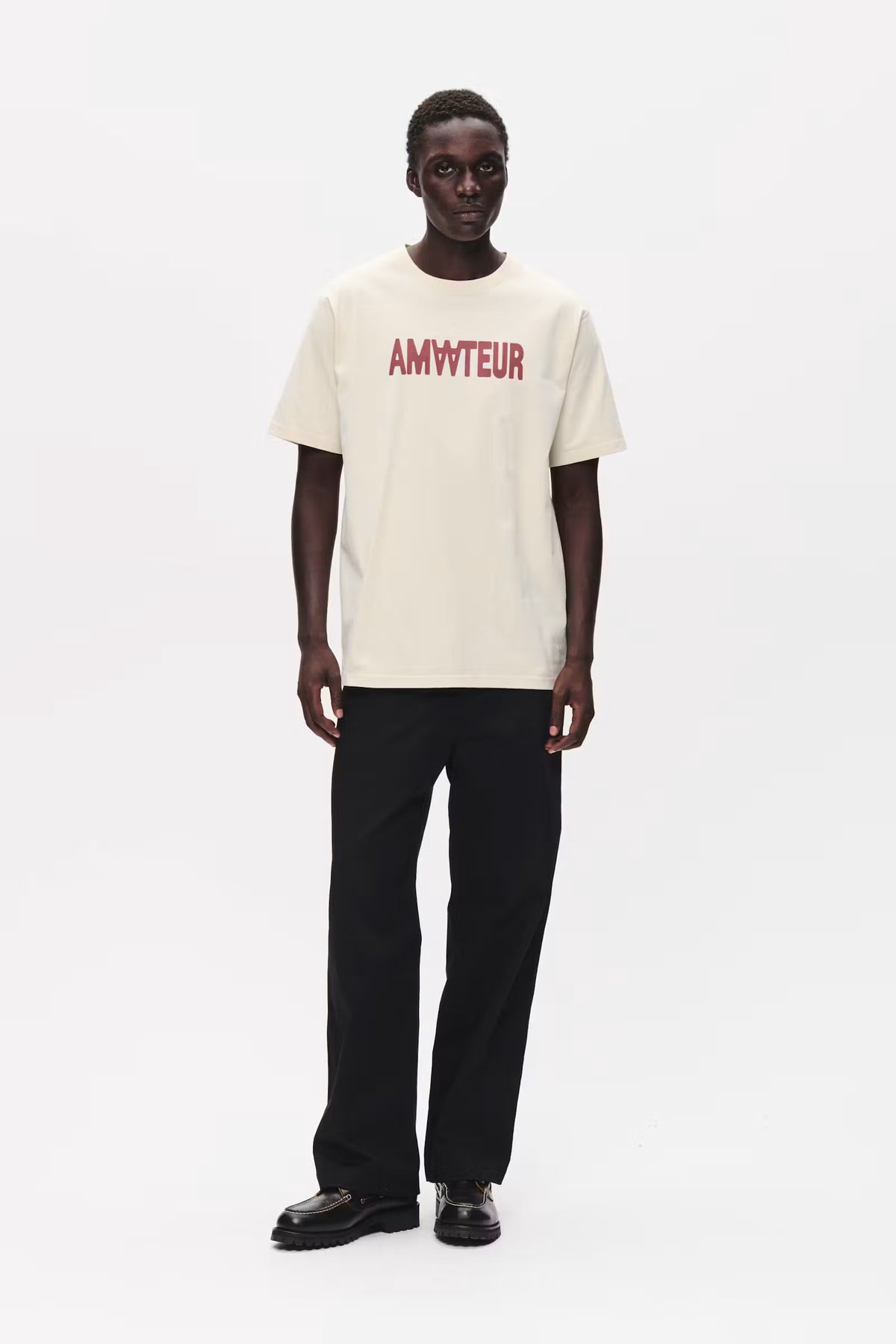 Wood Wood Ace Amateur T-shirt Silver Birch
