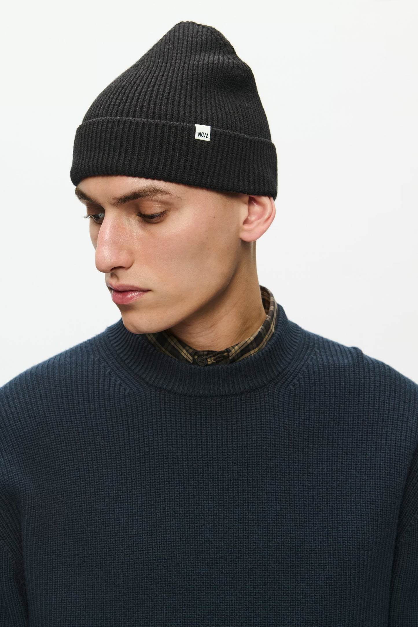 Wood Wood Eddie Beanie Black