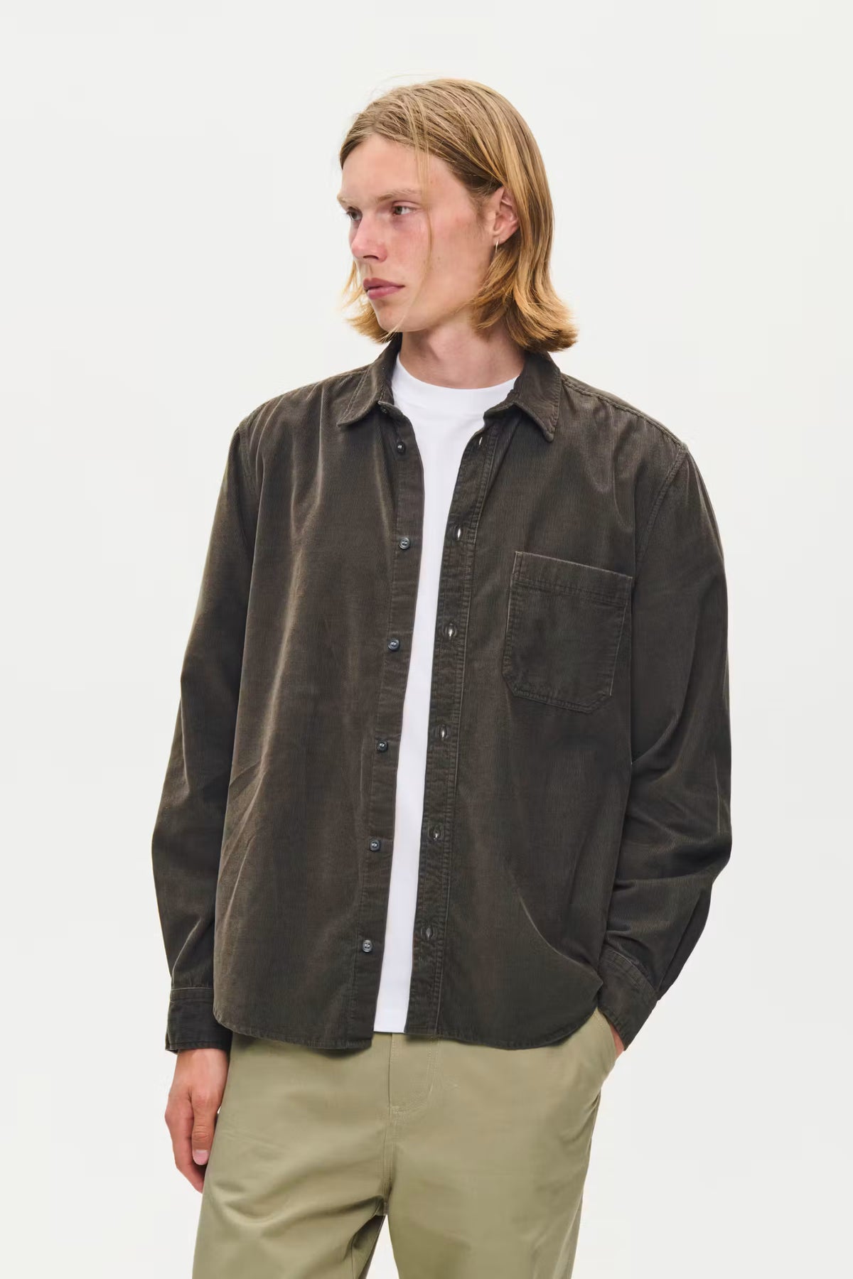 Wood Wood Adrian Shirt Deep Depths