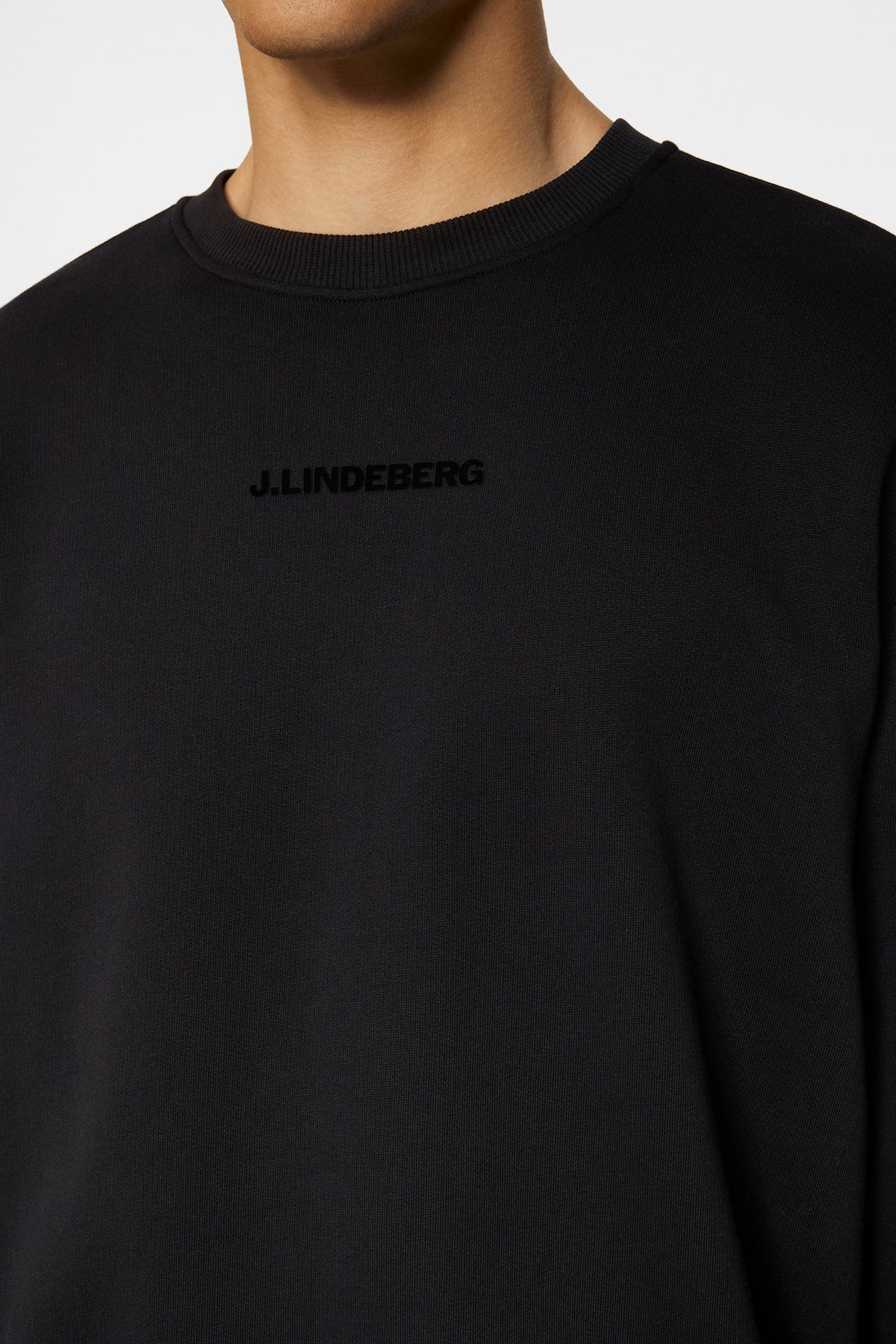J.Lindeberg Callan Crew Neck Black