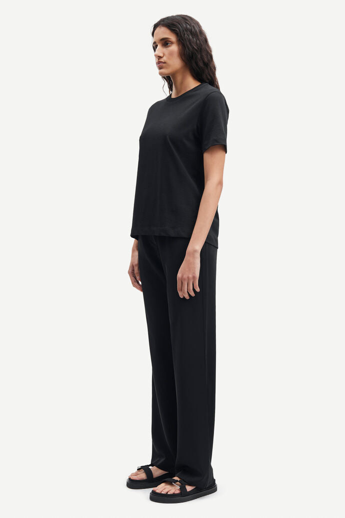 Samsøe Samsøe Camino T-shirt Black - Mojo Independent Store