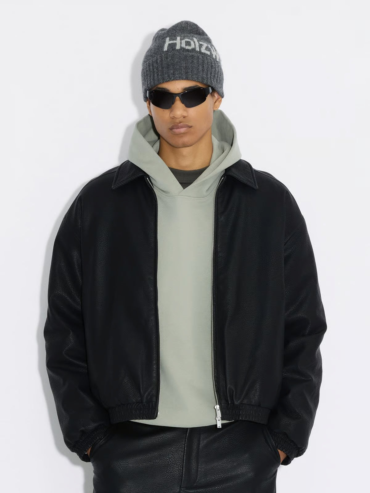 Holzweiler Haza Logo Beanie grey Mix