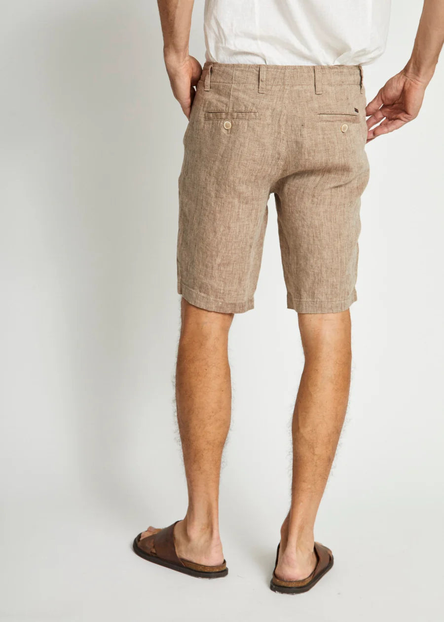 Bruun og Stengade Abel Regular Fit Shorts Brown
