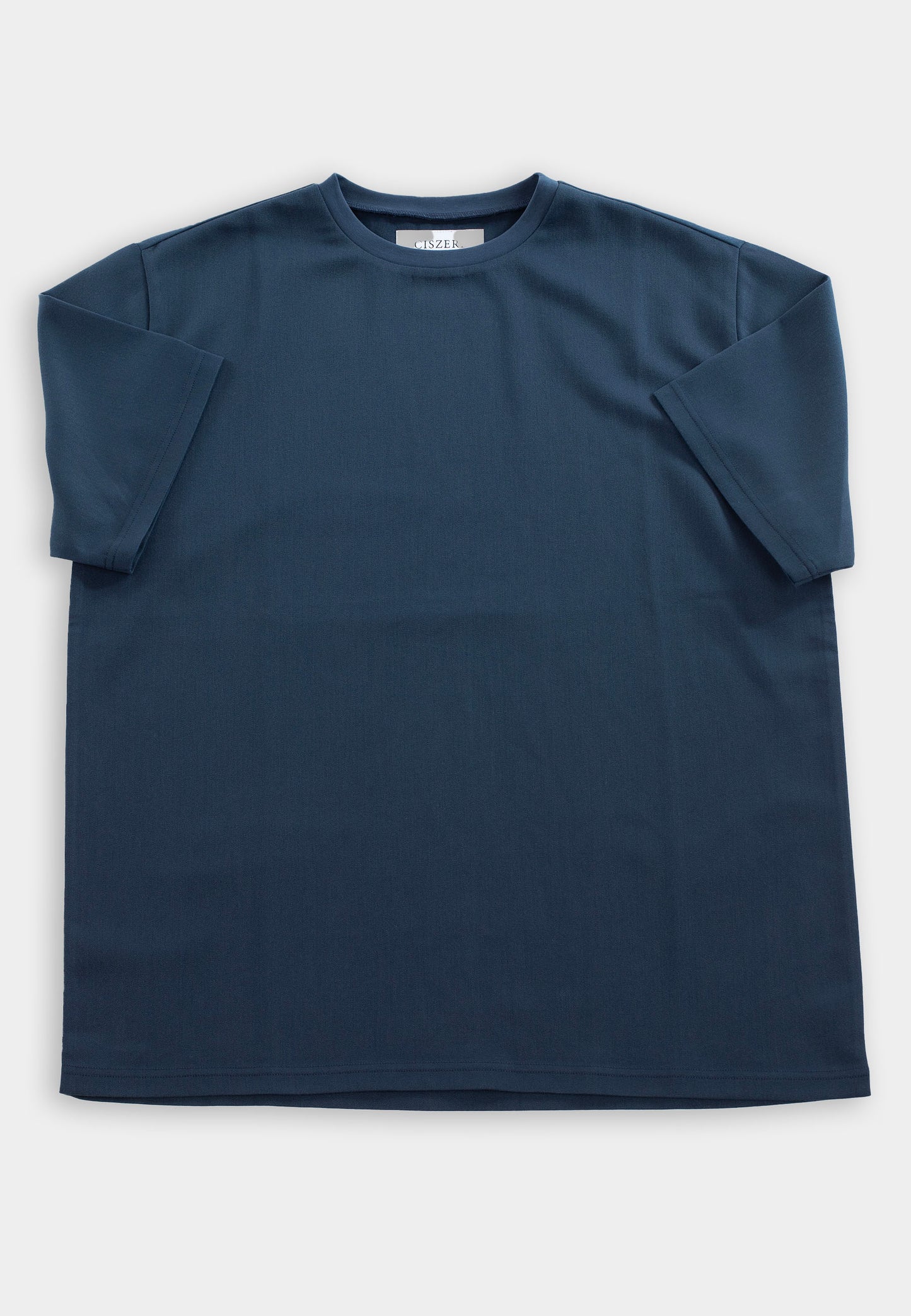 Ciszere Riven Viscose T-shirt Midnight Ocean Blue
