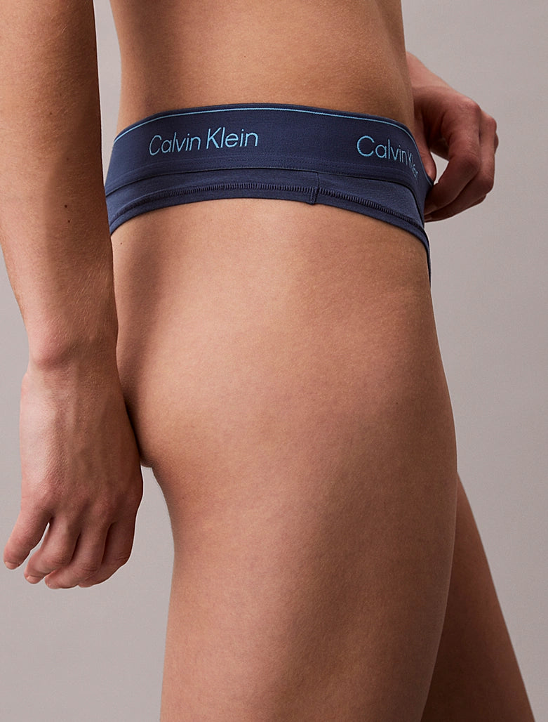 Calvin Klein Modern Cotton Thong Dark Denim