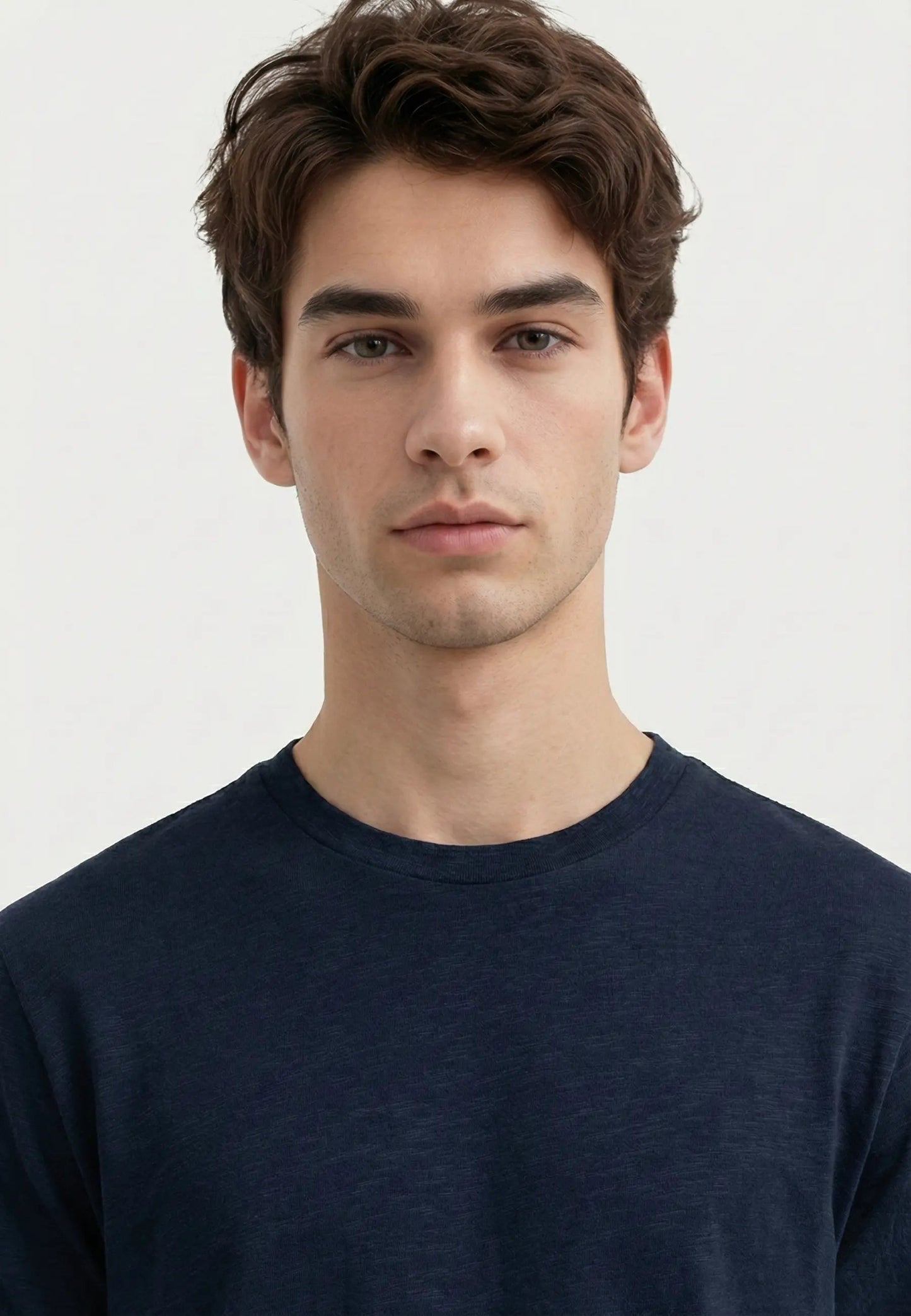 Ciszere Lung Melange T-Shirt Dark Blue