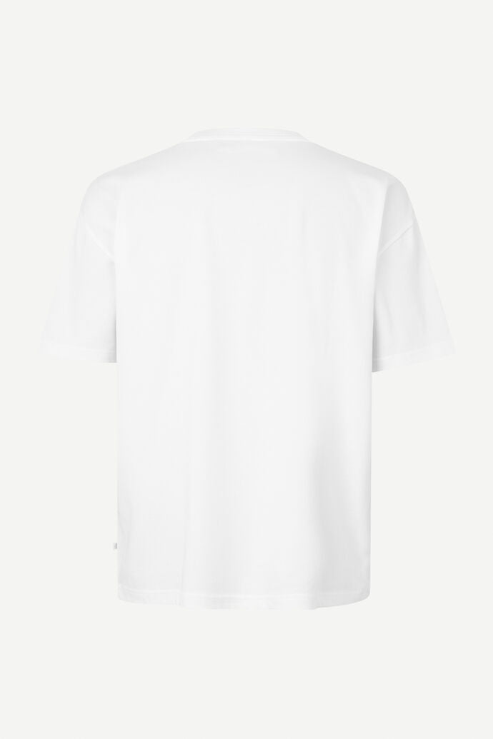 Samsøe Samsøe Sahudson T-shirt White - Mojo Independent Store