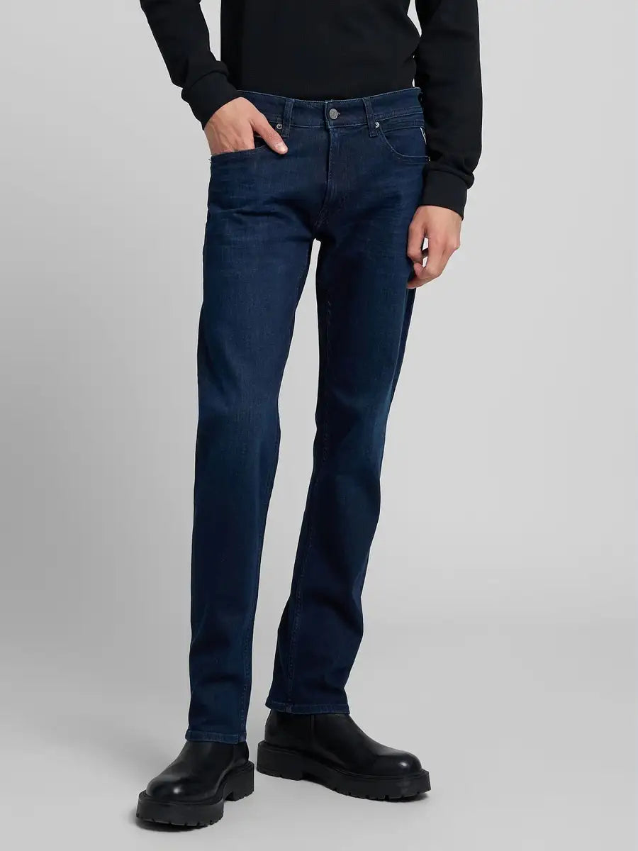 Replay Grover Jeans Dark Indigo Power Stretch - Mojo Independent Store