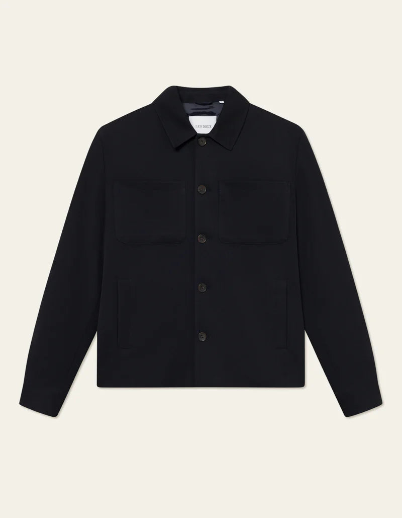 Les Deux Marseille Hybrid Jacket Navy - Mojo Independent Store