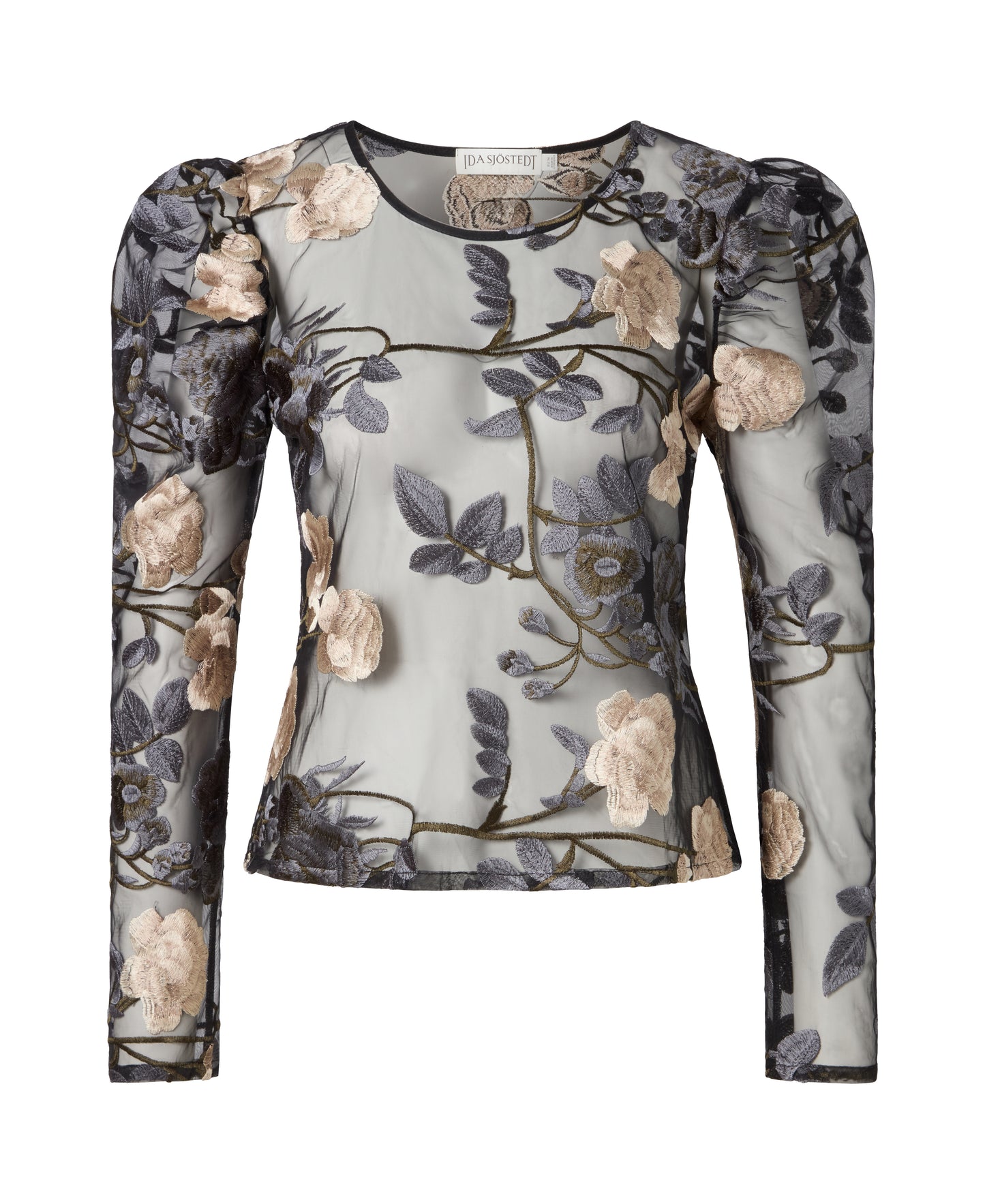 Ida Sjöstedt Maxine Top Grey Floral