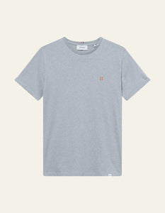 Les Deux Norregaard T-shirt Summer Sky Melange/Orange