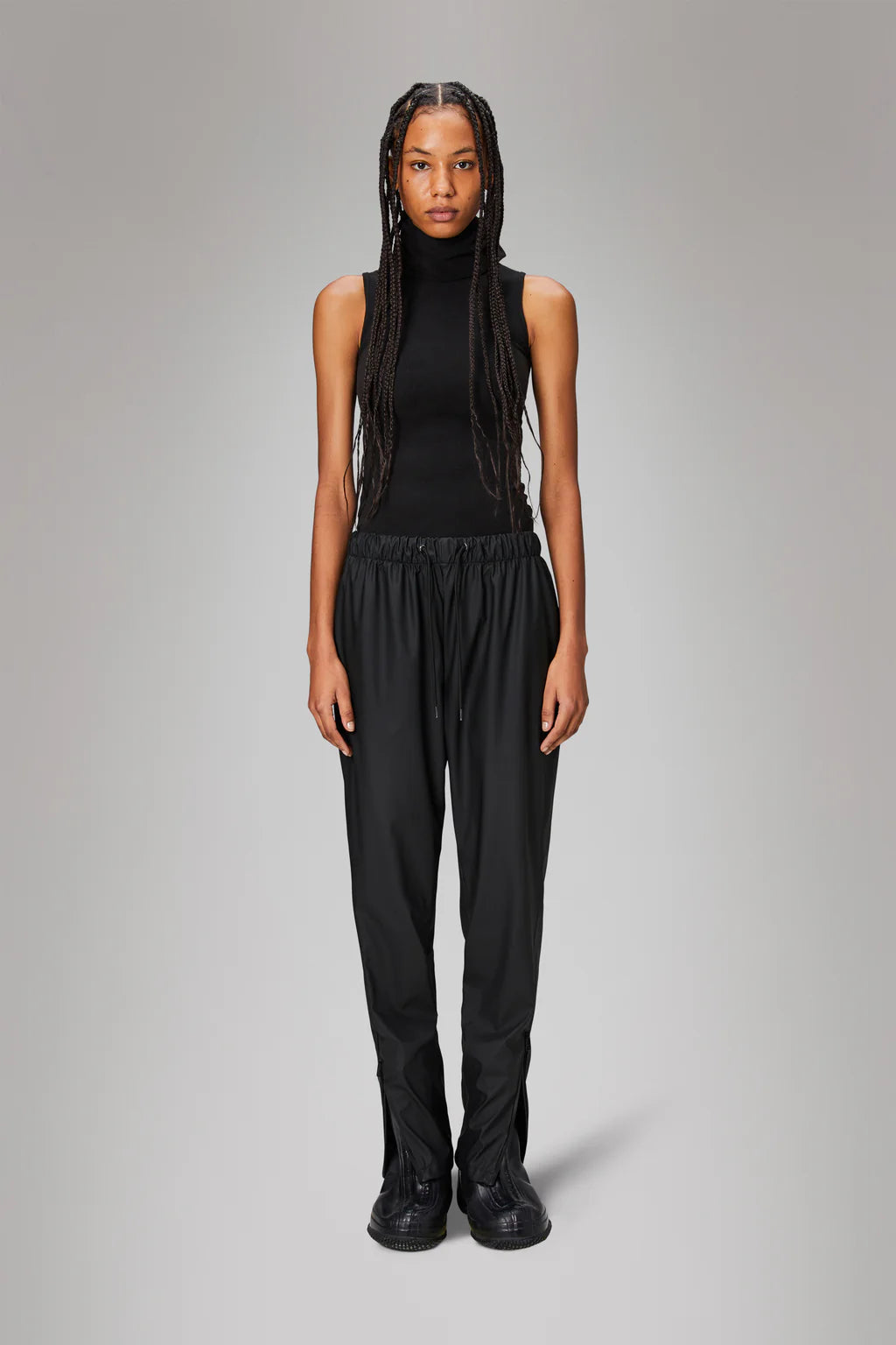 Rains Pants Slim W3 Black - Mojo Independent Store