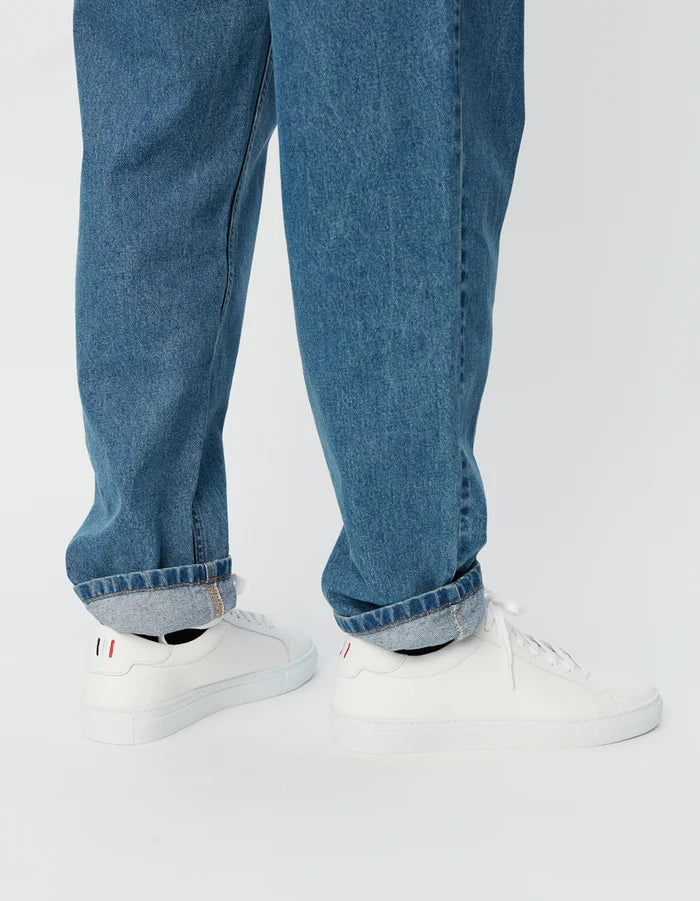 Les Deux Theodor Leather Sneaker White - Mojo Independent Store