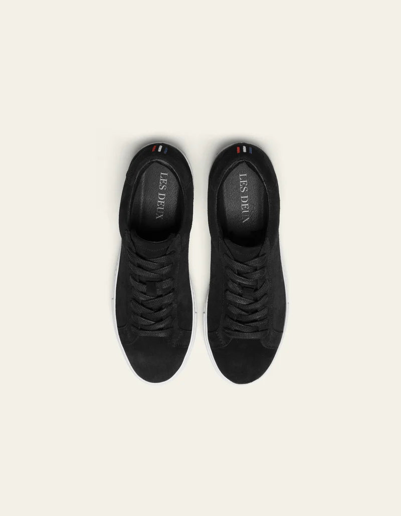 Les Deux Theodor Suede Sneaker Black - Mojo Independent Store