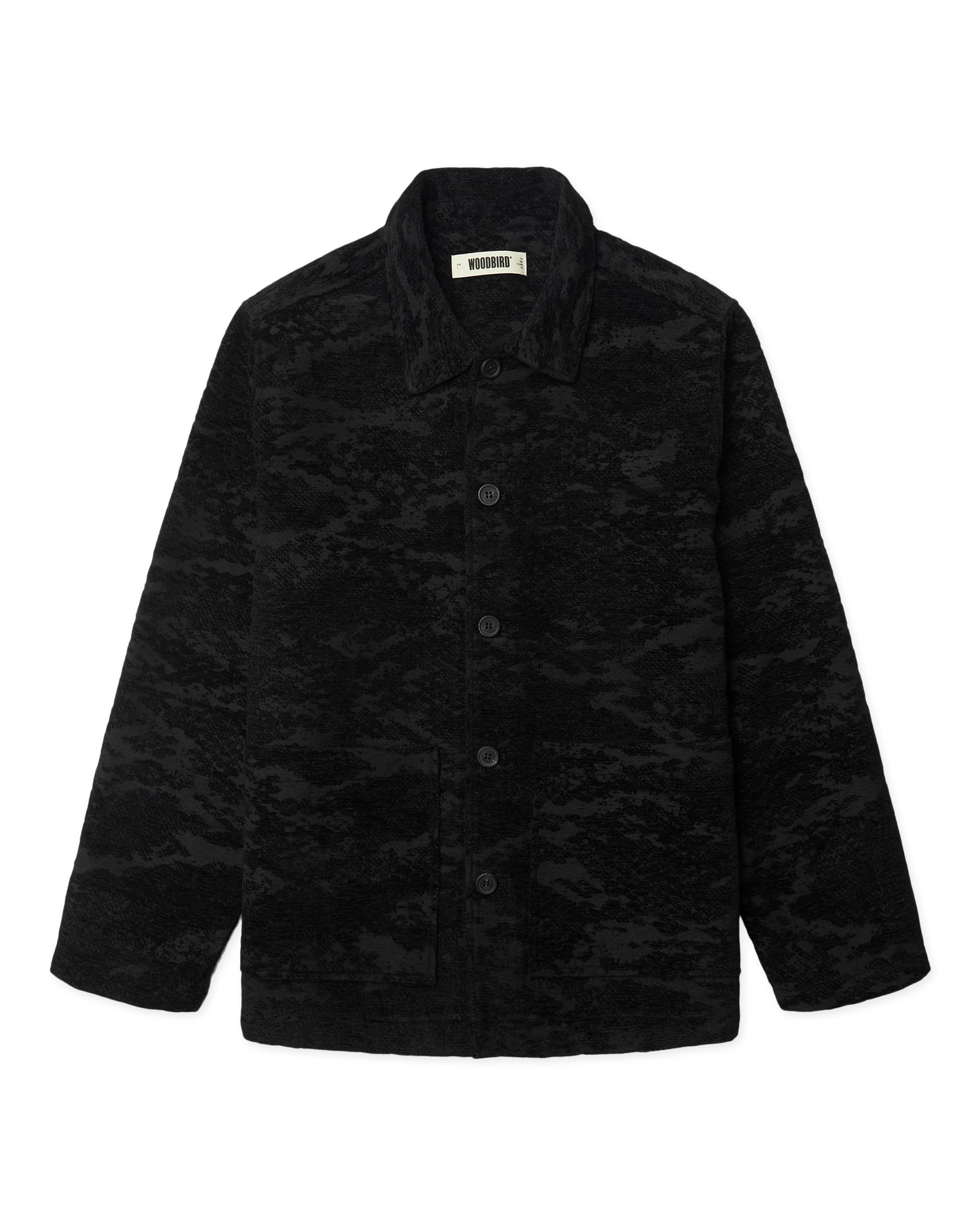 Woodbird Blade Chenille Jacket Black