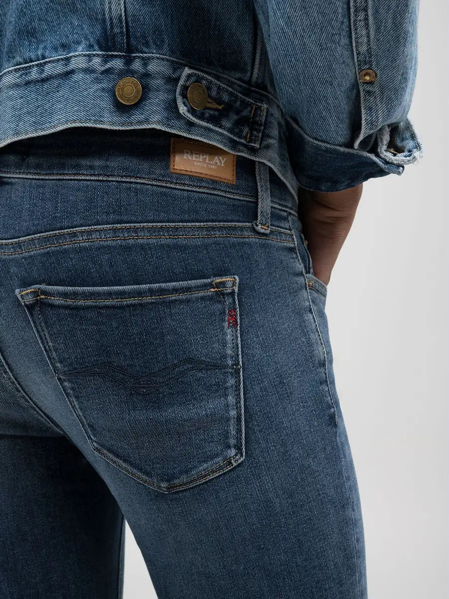 Replay New Luz Bootcut Jeans Dark Blue