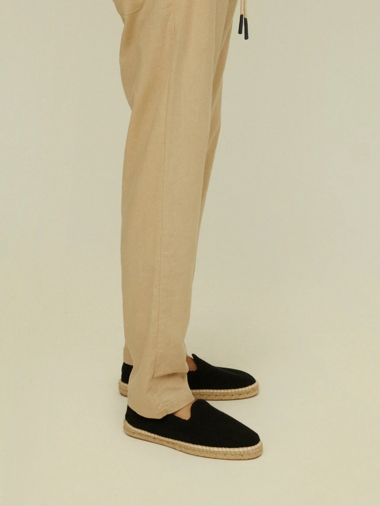 Oas Black Terry Espadrillos
