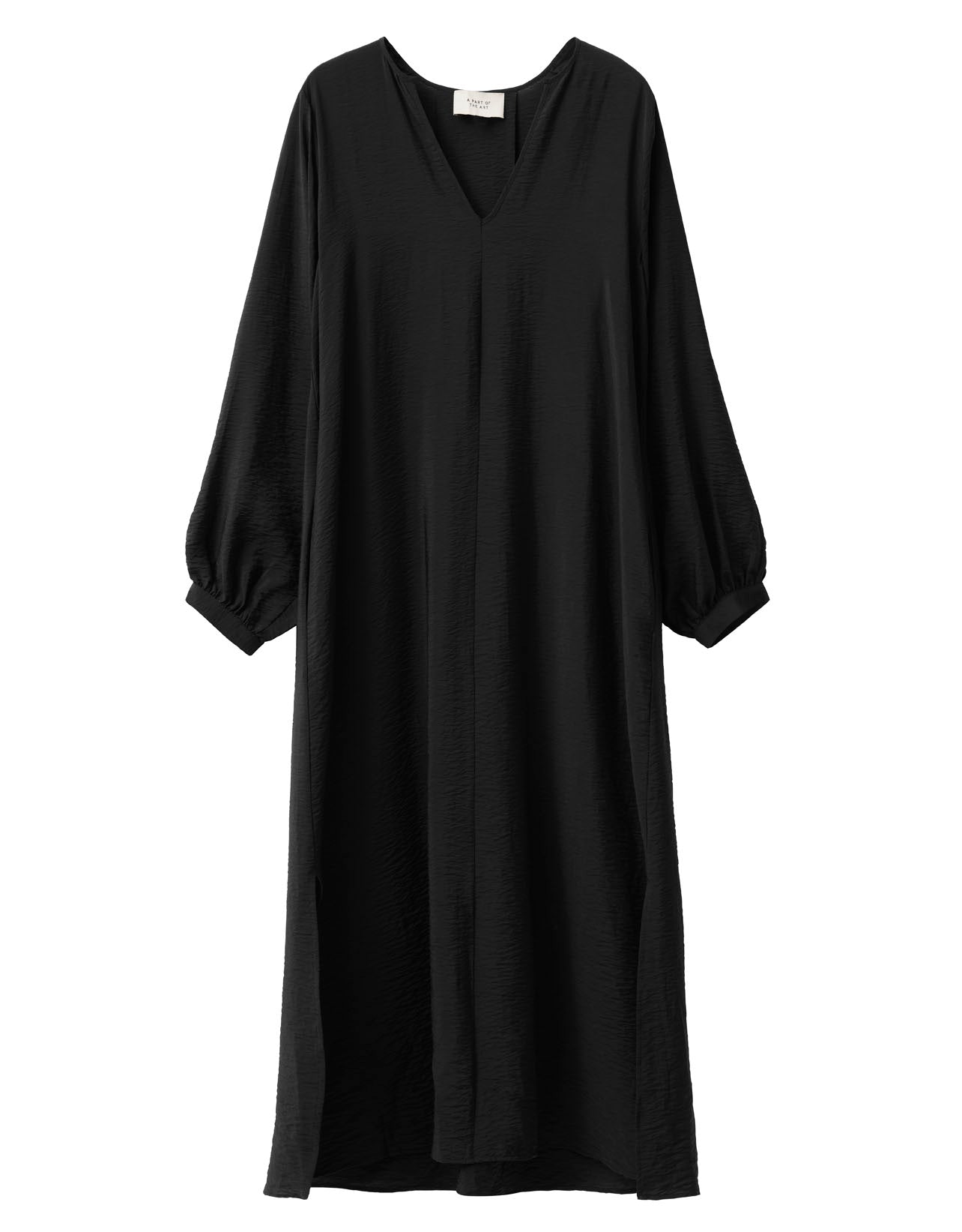 A Part of the Art Horizon Crinkled Dress Black