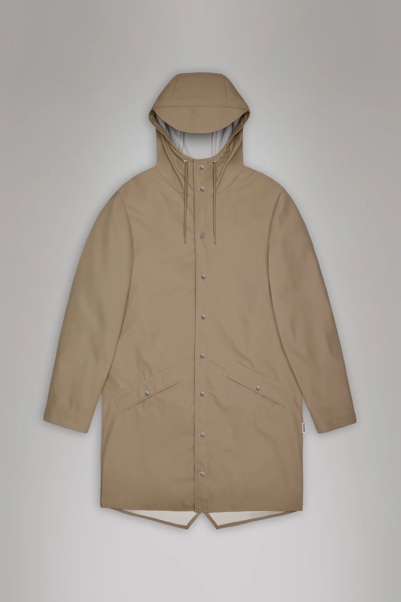 Rains Long Jacket Beige