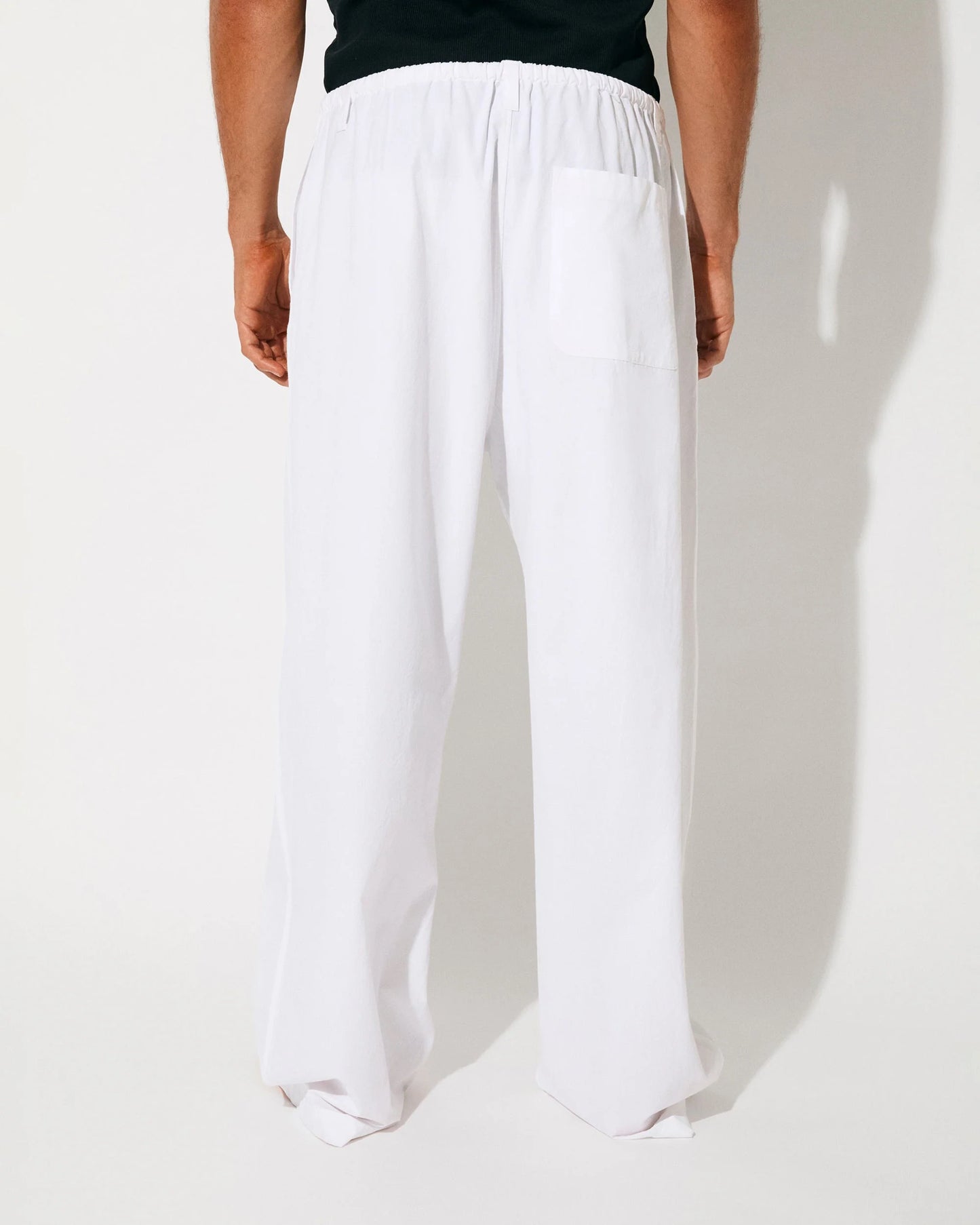 CDLP Drawstring Trousers Off White