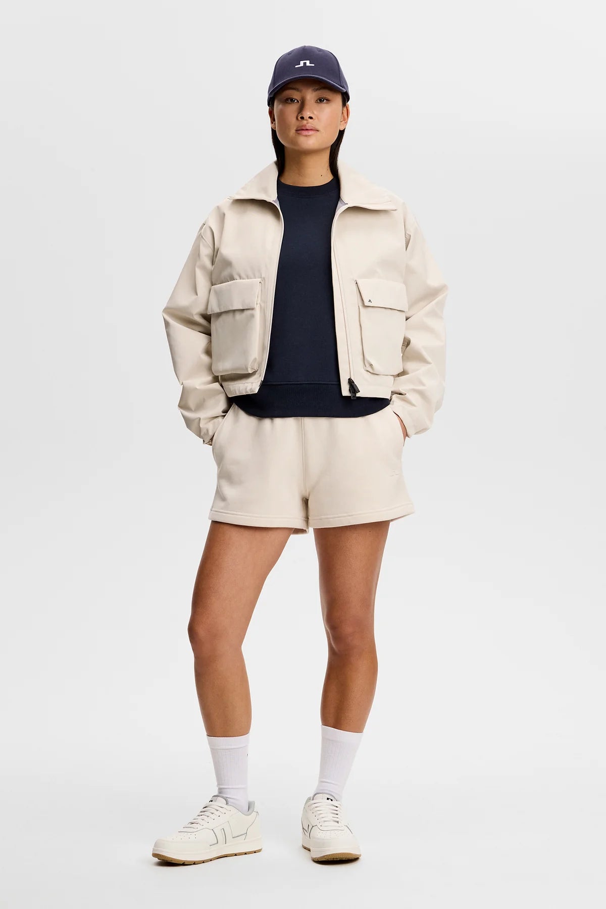 J.Lindeberg Nova Crew Neck JL Navy - Mojo Independent Store