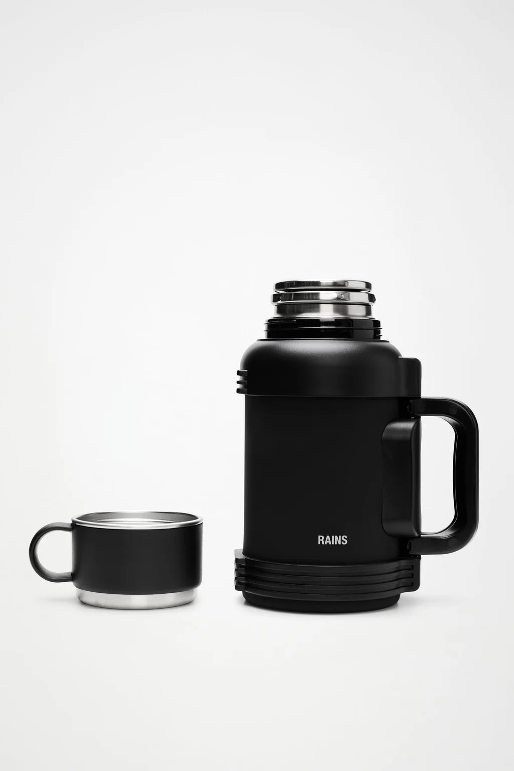 Rains Stainless Steel Tumbler Vacuum Flask 1300ml Black