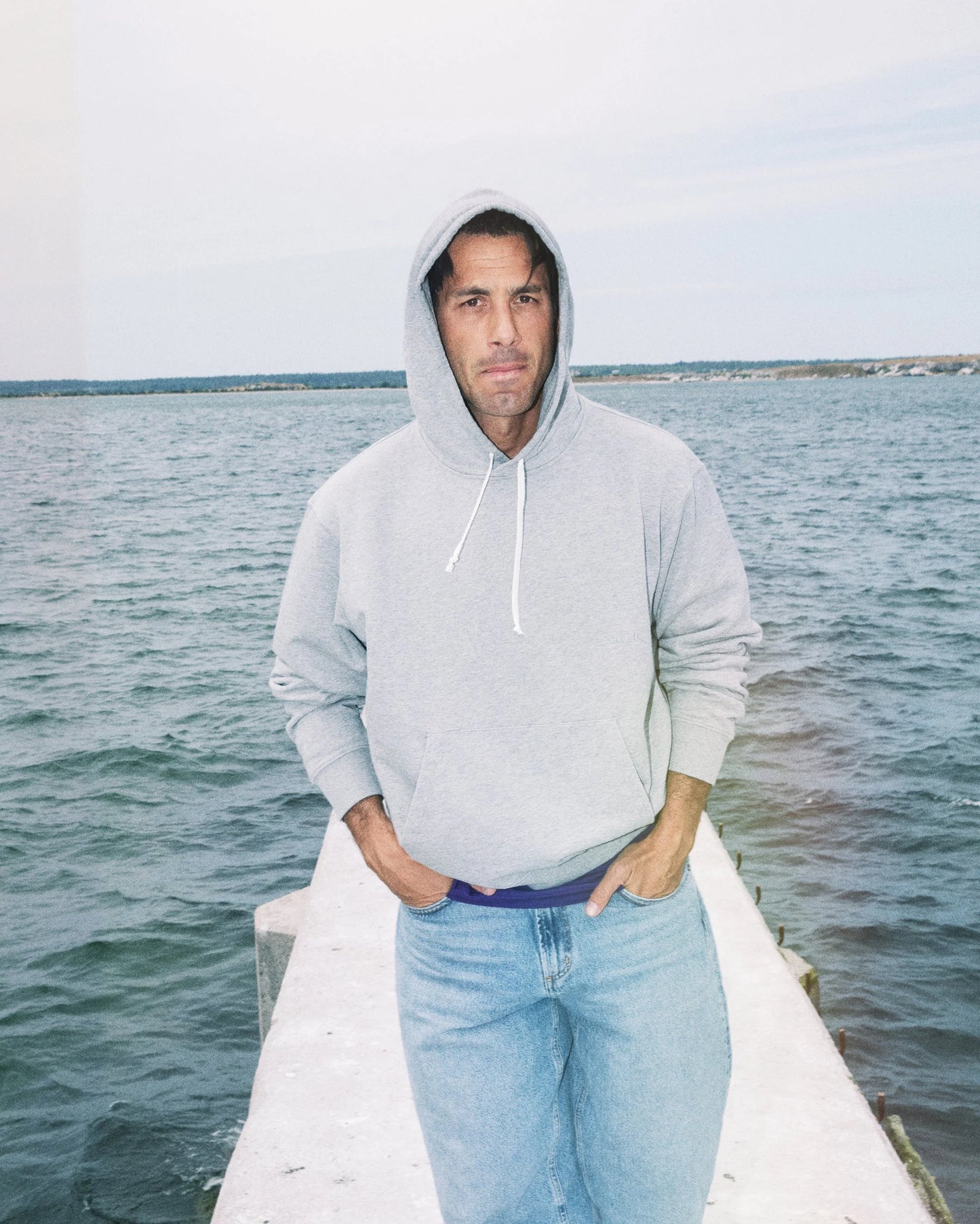 CDLP Cotton Hoodie Grey Melange