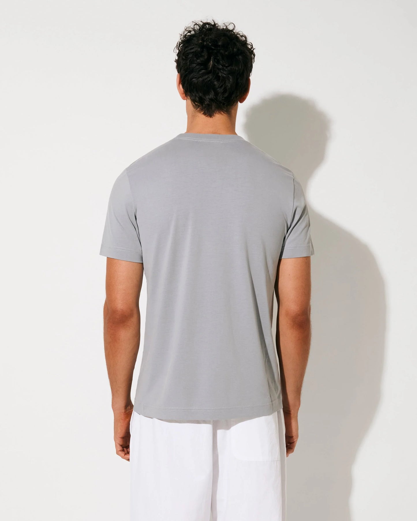 CDLP Crew Neck T-shirt Midweight Cement