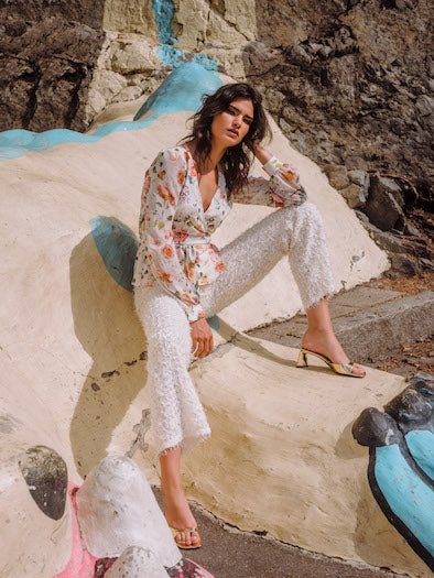 Ida Sjöstedt Noelle Blouse White Floral - Mojo Independent Store