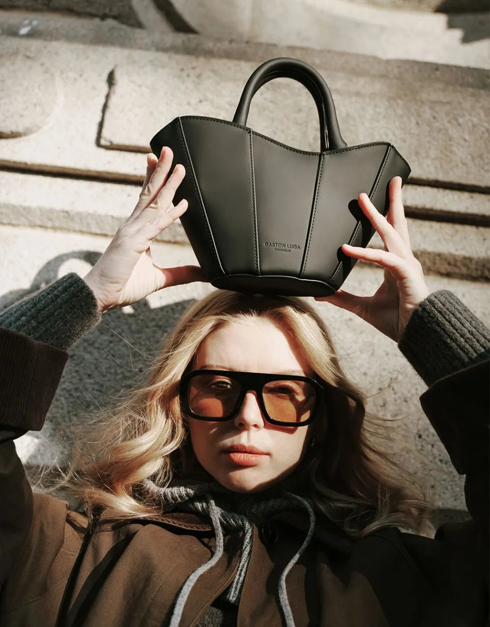 Gaston Luga Josefine Mini Tote Black