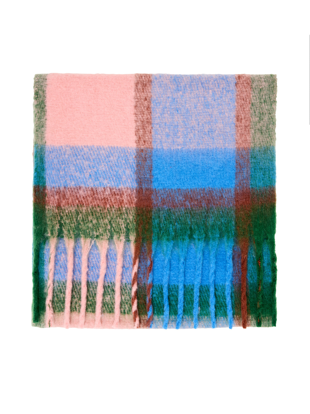 French Connection Super Soft Check Scarf Multi