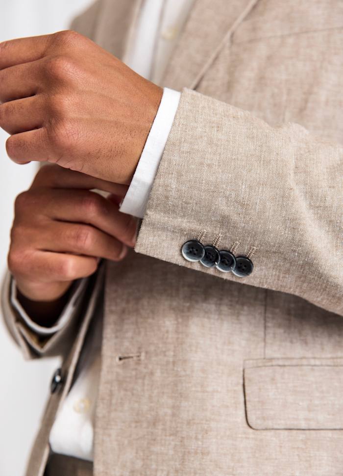 Bruun & Stengade Sasso Classic Fit Blazer Brown - Mojo Independent Store