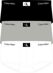 Calvin Klein 3pk Low Rise Trunk Black/Authentic Grey/White