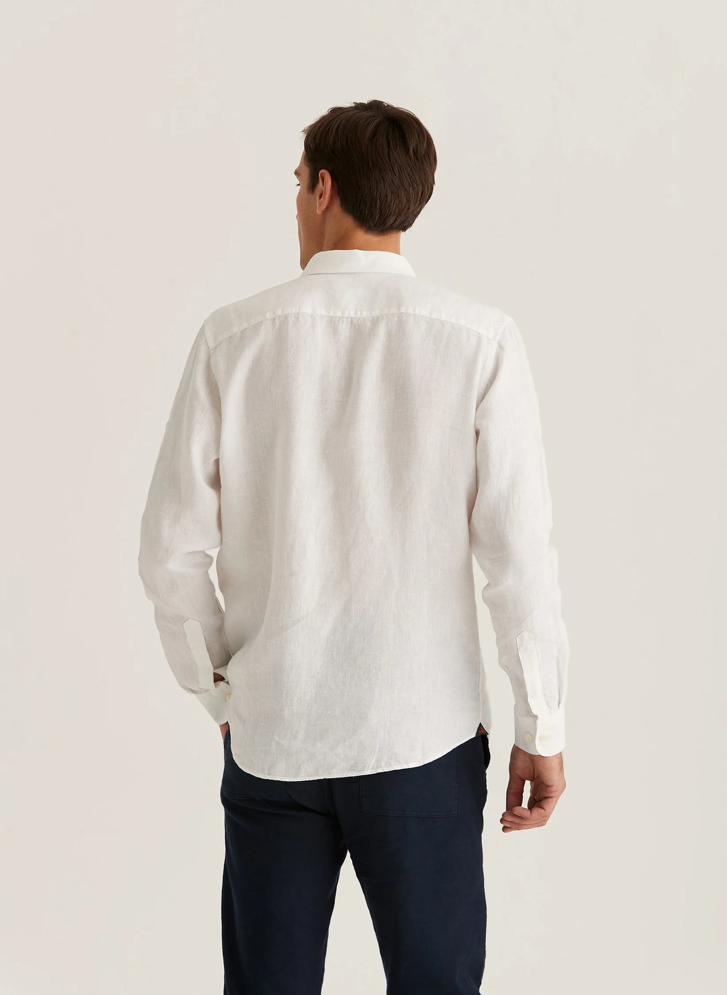 Morris Douglas Linen Shirt White - Mojo Independent Store